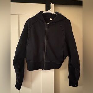 Lululemon Black Scuba Crop Hoodie